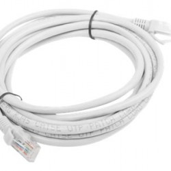 Lanberg RJ45 CAT5e UTP kábel 3m szürke (PCU5-10CC-0300-S)