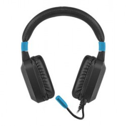 natec Fury Raptor mikrofonos gamer fejhallgató fekete-kék (NFU-1584)