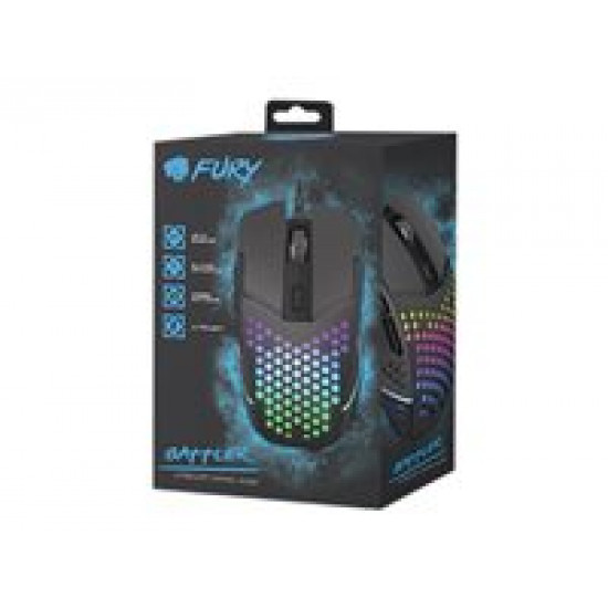 EN-Natec Fury Battler RGB Gamer USB egér