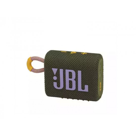 JBL Go 3 vízálló hordozható Bluetooth hangszóró zöld (JBLGO3GRN)