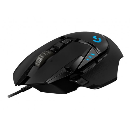 Logitech G502 HERO optikai egér fekete USB (910-005470)