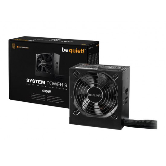 BEQUIET! BN300 PSU be quiet! System Power 9 400W CM, 80Plus Bronze