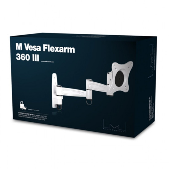 Multibrackets Flexarm 360 III fali monitortartó konzol VESA fekete (7350022733299)