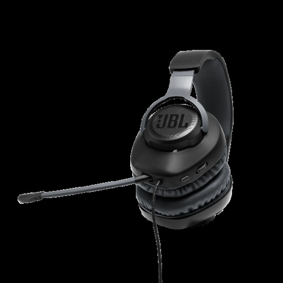 JBL Quantum 100 gamer headset fekete (JBLQUANTUM100BLK)