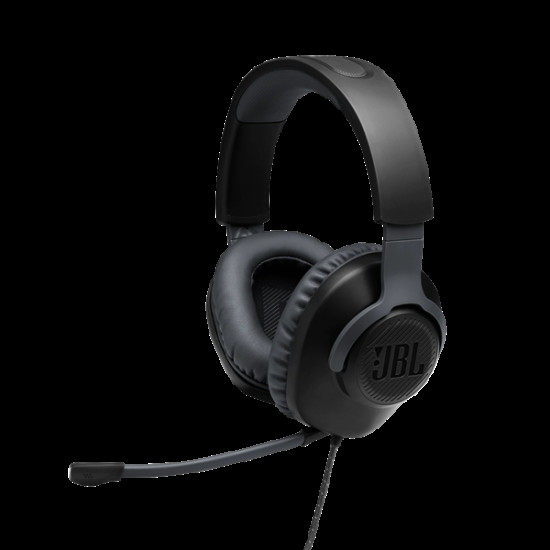 JBL Quantum 100 gamer headset fekete (JBLQUANTUM100BLK)