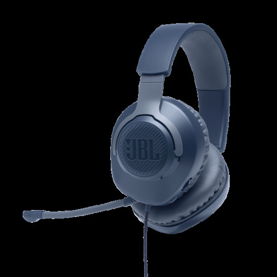 JBL Quantum 100 gamer headset kék (JBLQUANTUM100BLU)