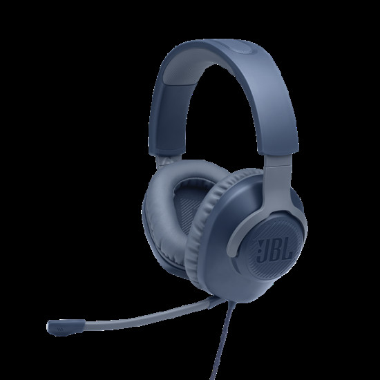 JBL Quantum 100 gamer headset kék (JBLQUANTUM100BLU)