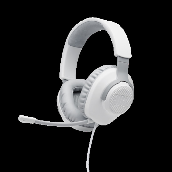 JBL Quantum 100 gamer headset fehér (JBLQUANTUM100WHT)