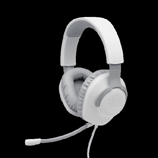 JBL Quantum 100 gamer headset fehér (JBLQUANTUM100WHT)