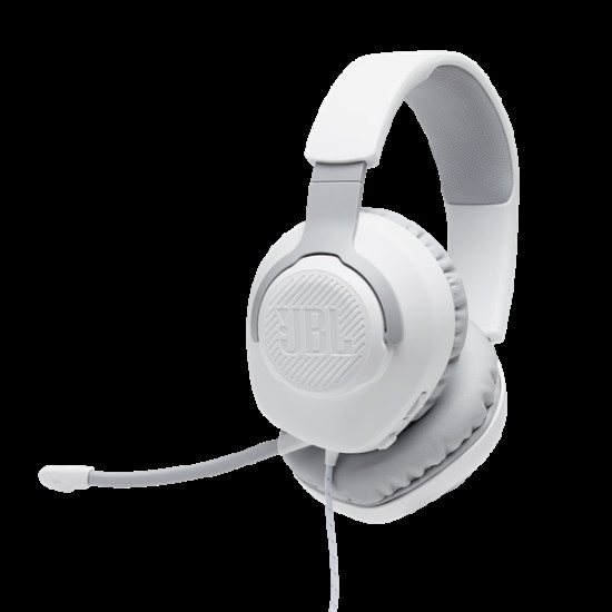 JBL Quantum 100 gamer headset fehér (JBLQUANTUM100WHT)