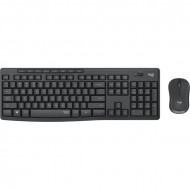 Logitech MK295 Silent vezeték nélküli billentyűzet + egér grafitszürke (920-009806)