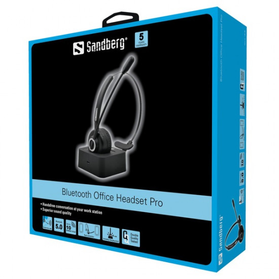 Sandberg Bluetooth Office Headset Pro fülhallgató szett (126-06)