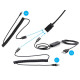 SANDBERG Headset mikrofonnal, USB+RJ9/11 Headset Pro Stereo, Fekete SANDBERG Headset mikrofonnal, USB+RJ9/11 Headset Pro Stereo, Fekete