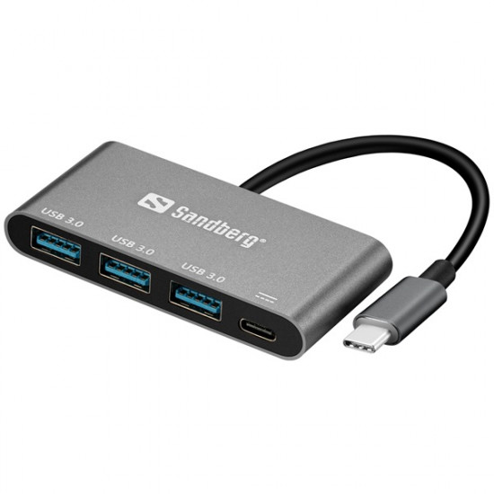 Sandberg USB-C - 3 x USB 3.0 átalakító (136-03)