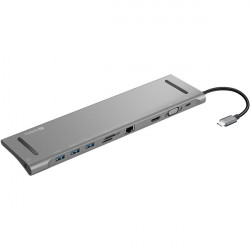 SANDBERG USB-C tartozék, USB-C 10-in-1 Docking Station (136-31)