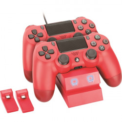 Venom PS4 dupla töltőállomás piros (VS2739)