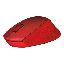 Logitech M330 SILENT PLUS vezeték nélküli optikai egér piros (910-004911)