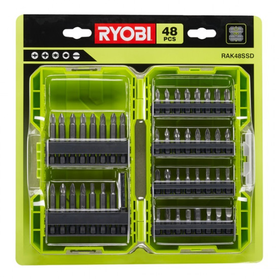 Ryobi RAK48SSD 48 db-os csavarhúzótartozék-készlet (5132003301)