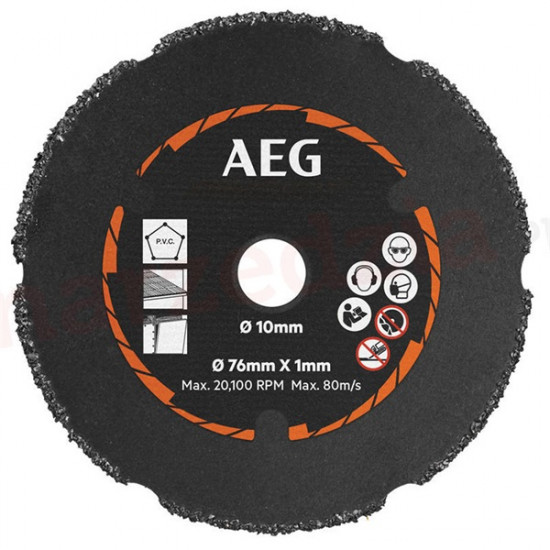 AEG AAKMMAC01 18 V Subcompact multidaraboló karbid vágótárcsa AEG AAKMMAC01 18 V Subcompact multidaraboló karbid vágótárcsa