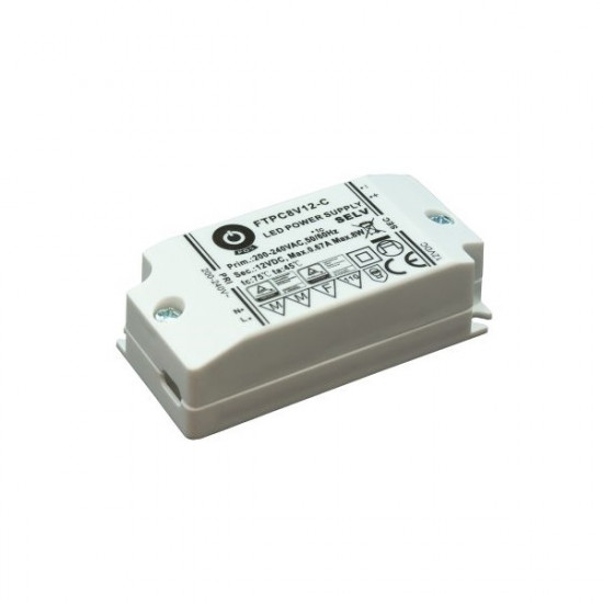 POS Power 12V/0.67A 8W IP20 LED tápegység (FTPC8V12-C)