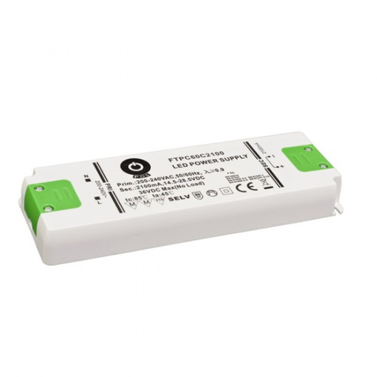 POS Power 2100mA/14.5~28.5V 59,8W IP20 LED tápegység (FTPC60C2100)