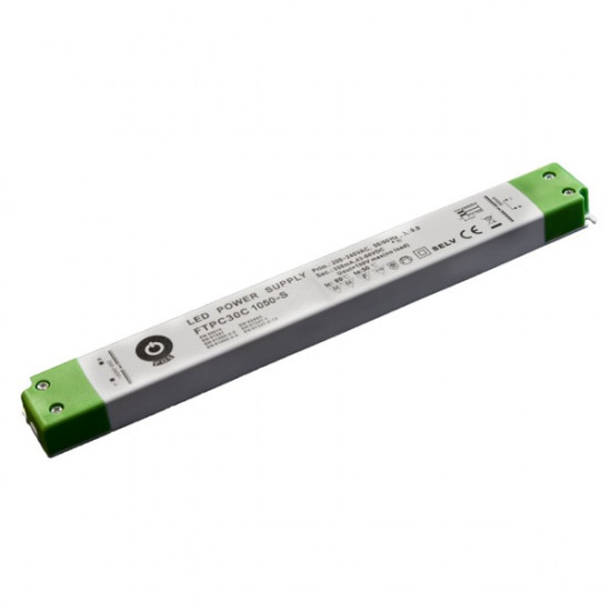 POS Power 1050mA/14~29V 30,45W IP20 vékony LED tápegység (FTPC30C1050-S)