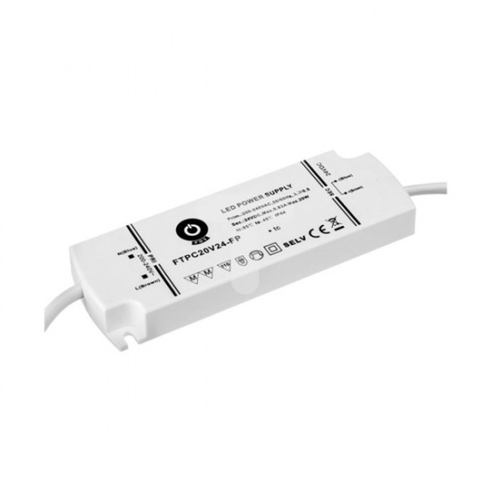 POS Power 24V/0.83A 20W IP44 LED tápegység (FTPC20V24-FP)