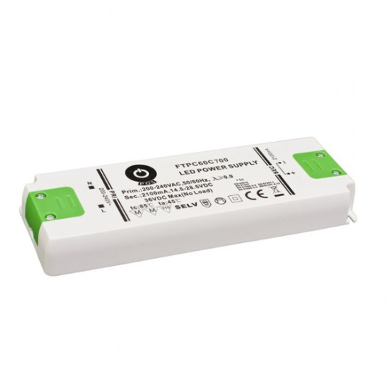 POS Power 700mA/43~86VDC 60,2W IP20 LED tápegység (FTPC60C700)