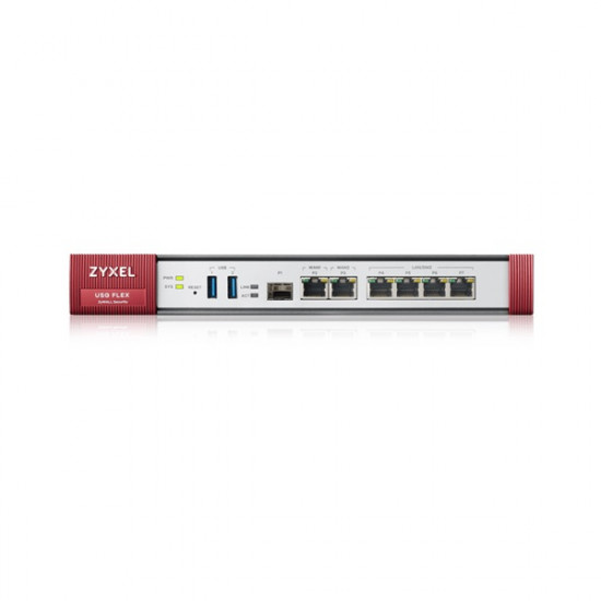 ZyXEL USGFLEX200 4xGbE LAN/DMZ 2xWAN 1xSFP 2xUSB port Tűzfal