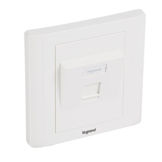 Legrand 632796 Linkeo 1xRJ45 keystone port fogadására süllyesztett szerelvény