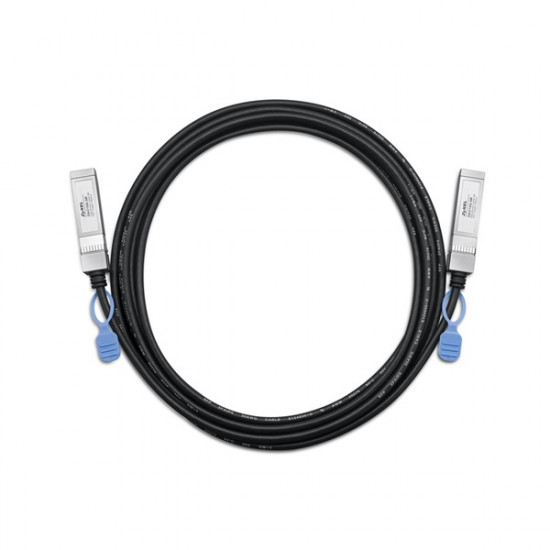 ZYXEL Optikai SFP Kábel 3m, (10Gbps) Adatátviteli sebesség, DAC10G-3M-ZZ0103F ZYXEL Optikai SFP Kábel 3m, (10Gbps) Adatátviteli sebesség, DAC10G-3M-ZZ0103F