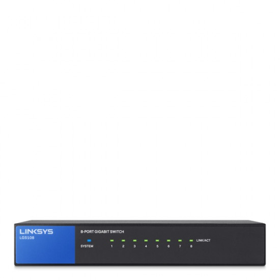 Linksys Gigabit Switch 8-port (LGS108-EU-RTL)