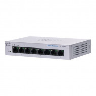 CISCO Switch 8x1000Mbps, Fémházas, Rackes, CBS110-8T-D-EU