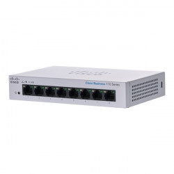 CISCO Switch 8x1000Mbps, Fémházas, Rackes, CBS110-8T-D-EU