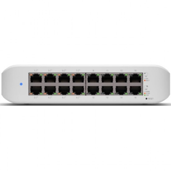 UBIQUITI UniFi Switch Lite 16 Gigabit RJ45 ports including 8x 802.3at PoE+