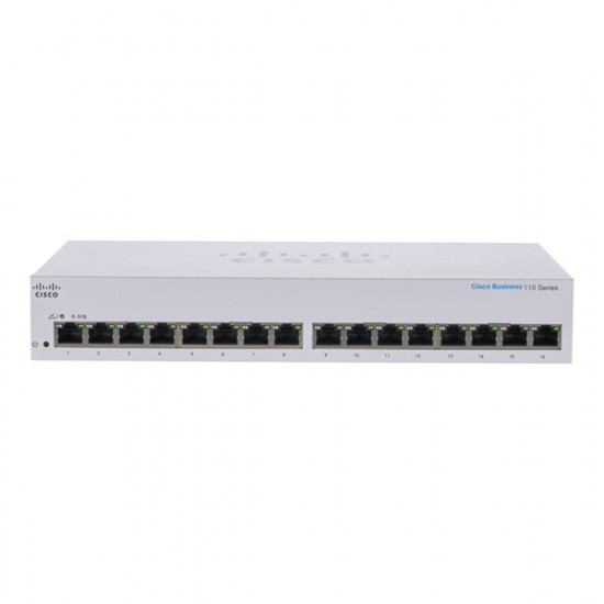 Cisco CBS110-16T 16x GbE LAN port nem menedzselhető switch