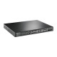 TP-LINK Switch 24x1000Mbps, 24xPOE+ + 4x1Gigabit SFP+ plusz  2 konzol port, menedzselhető (TL-SG3428MP)