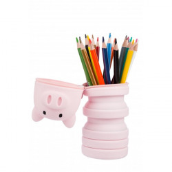 Nebulo szilikon tolltartó malac mintájú (TT-SZ-101)