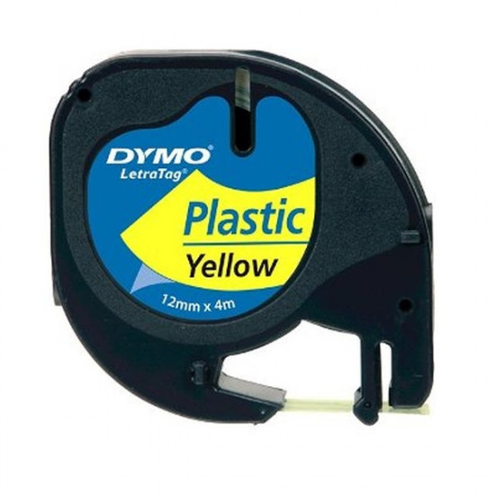 Dymo LT 4m műanyag sárga feliratozógép szalag (NDY0721620)