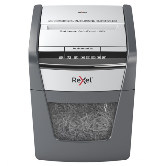 Rexel Optimum AutoFeed+ 50X  konfetti automata iratmegsemmisítő (2020050XEU)