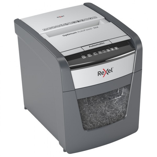 Rexel Optimum AutoFeed+ 50X  konfetti automata iratmegsemmisítő (2020050XEU)