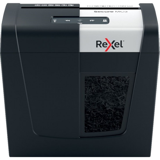Rexel Secure MC3 Whisper-Shred mikrokonfetti iratmegsemmisítő (2020128EU)