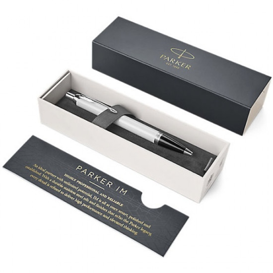 Parker Royal IM ezüst klipsz fehér golyóstoll (7010559007)