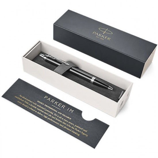 Parker Royal IM ezüst klipsz fekete golyóstoll (7010559001)