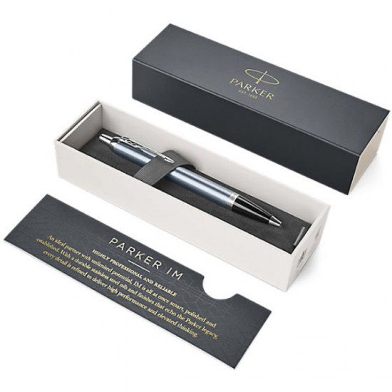Parker Royal IM ezüst klipsz kék-szürke golyóstoll (7010559004) Parker Royal IM ezüst klipsz kék-szürke golyóstoll (7010559004)