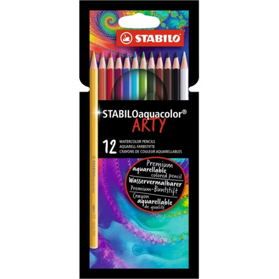 Stabilo ARTY Aquacolor 12db-os vegyes színű színes ceruza (1612-1-20)