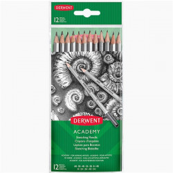 Derwent 5H-6B 12db-os grafit vázlatceruza (2300412)