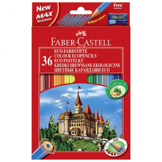 Faber-Castell 120136 36db-os vegyes színű színes ceruza készlet (P3033-1700)