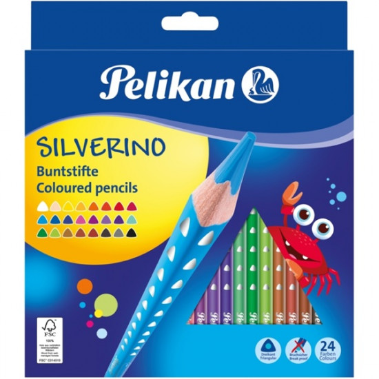 Pelikan Silverino 24 szín színesceruza készlet (00700665)