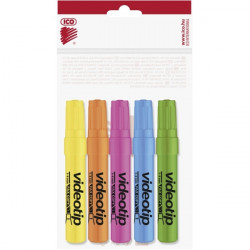 ICO Videotip 5db színes szövegkiemelő (9580003001)